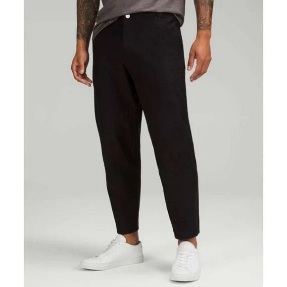 NEW Lululemon Utilitech Carpenter Pants Size 38 Black Pant - Picture 1 of 13
